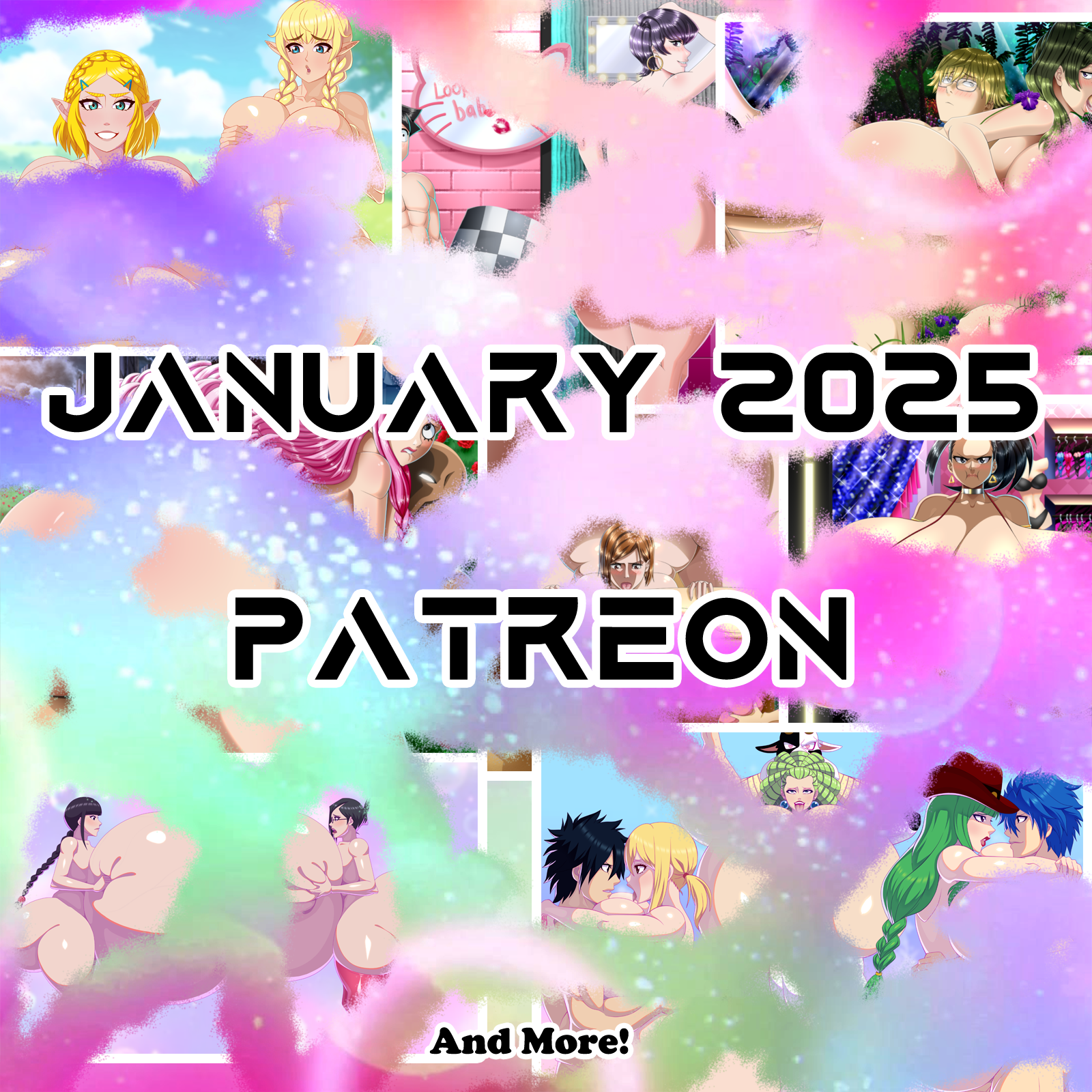 New Art Pack store! + Patreon Roadmap for January 2025! Rtenzo & Ero