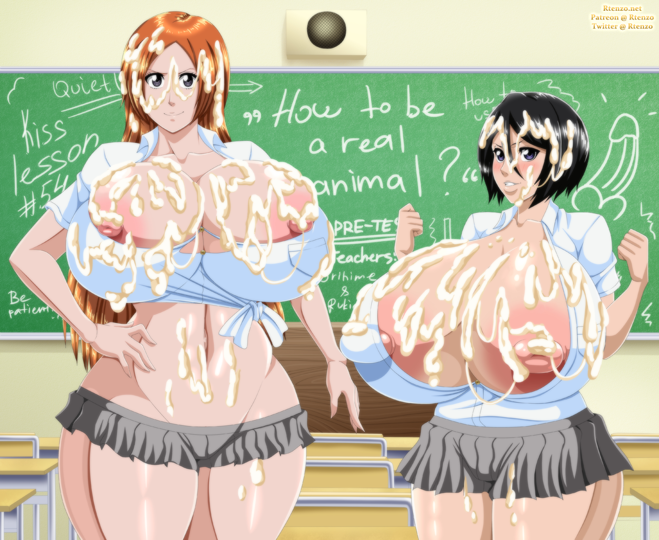 Orihime, Rukia - Rtenzo (3)