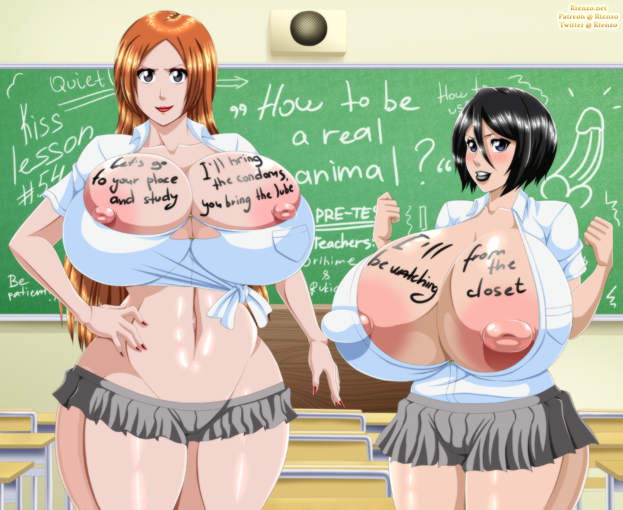 Orihime, Rukia - Rtenzo (5)