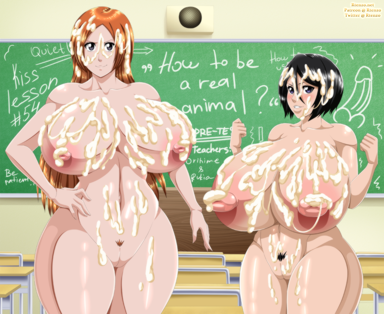 Orihime, Rukia - Rtenzo (9)